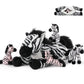 Tezituor Large Zebra Stuffed Animals Set  25 inch Mommy Stuffed Horse Plush with 4 Cute Babies Gift for Boys Girls