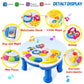 Juejiazkiy Music Baby Activity Center Toy 12-18 Months Activity Table Baby Toys 6 To 12 Months Early Learning 8 9 10 12 Month Old Toddlers Christmas Birthday Gifts For 1 2 3 Year Old Infant Kids