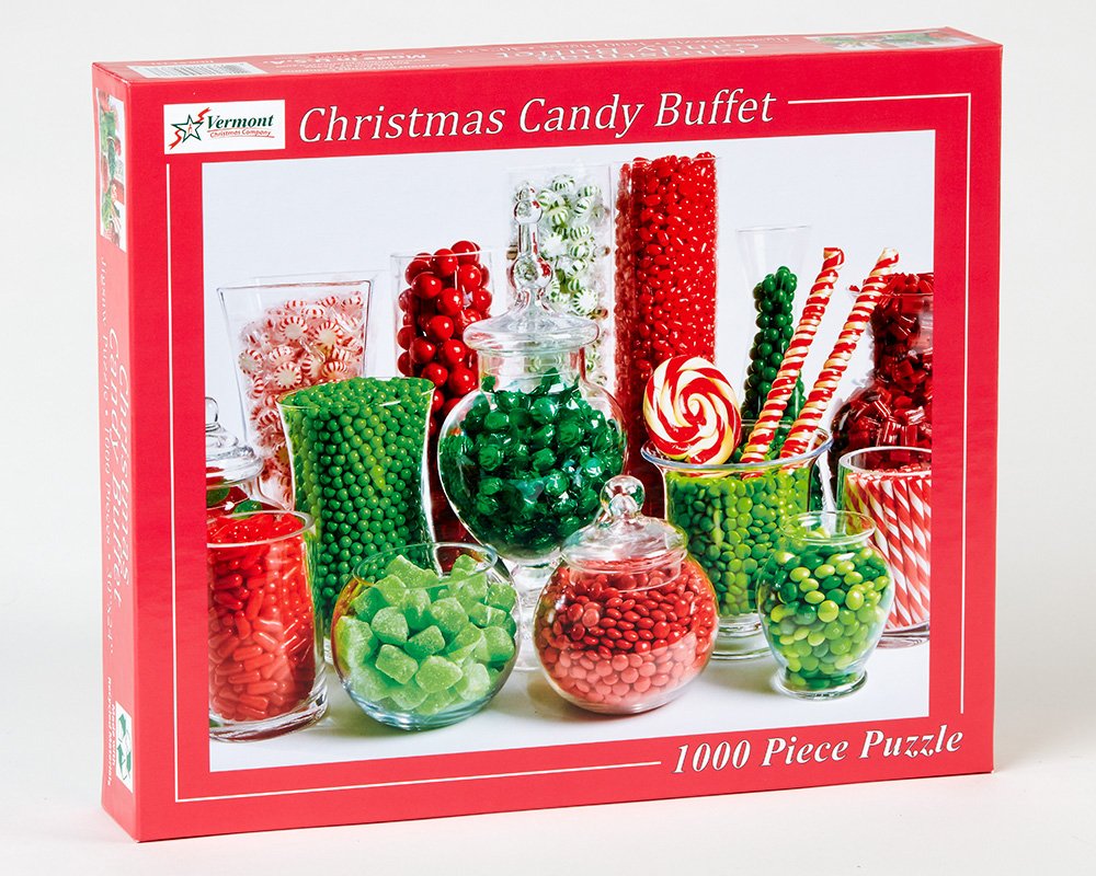 Vermont Christmas Company Christmas Candy Buffet Jigsaw Puzzle 1000 Puzzle