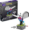 MEGA Pok?mon Building Toys  Motion Butterfree Collectible with Mechanized Movement and Display Case for mature-themed Builders and Collectors