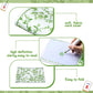 Sonwyoung Chinoiserie Mahjong Card Holder - Large Soft Fabric Sleeve 6.2"x5.2" - Green, Model SIO-Sonwyoung-1268