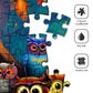 1000 Piece Jigsaw Puzzle for mature-themeds - Colorful Owls on Branch with Lanterns  Whimsical Bird Art Puzzle  Challenging Family Game  enhanced Recycled Gift for mature-themeds Teens