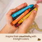 Honeysticks Jumbo Crayons (8 Pack) - 100% Pure Beeswax Crayons - Non Toxic Crayons For Kids - Large Crayons, Easy To Hold And Use, Unbreakable, Eco Friendly, Preschool Art Supplies, For Kids 2-4, 4-8