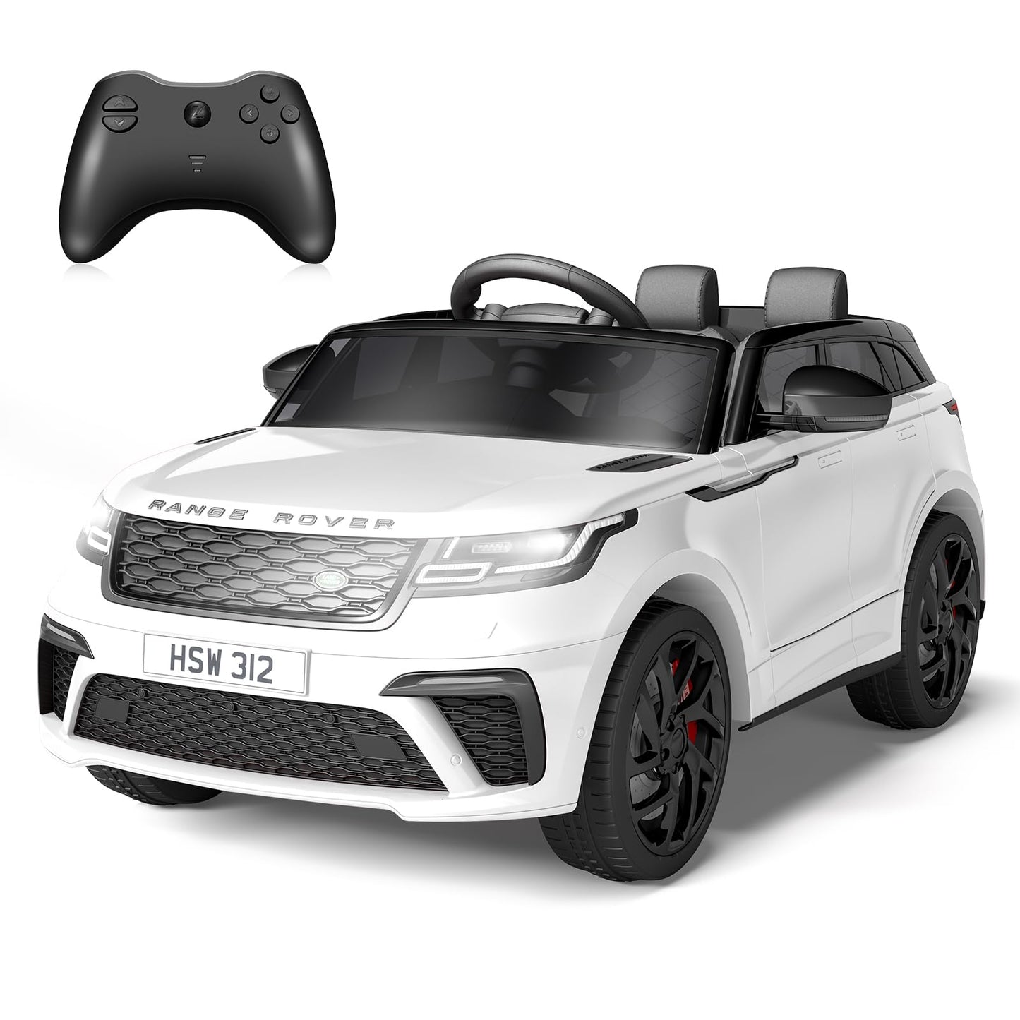 Kids Ride On Car With Remote, Licensed Land Rover Kids Electric Car, Ride On Toys For Kids 4-8 With Mp3 Player, Rocking, Pull Ro