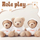 Litherr S 8-12 Inch Stuffed Animal Clothes Tshirt Sublimation Plush Bear Hoodie Perfect For Diy Your Personalization Stuffed Dol