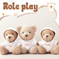 Litherr S 8-12 Inch Stuffed Animal Clothes Tshirt Sublimation Plush Bear Hoodie Perfect For Diy Your Personalization Stuffed Dol