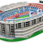 Fcb Estadio De Nanostad, Puzzle 3D Stadium Camp Nou Mini By Fc Barcelona (34010), Multicoloured