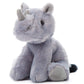 The Petting Zoo Rhino Stuffed Animal, Gifts For Kids, Wild Onez Zoo Animals, Rhino Plush Toy 9 Inches