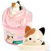Original Squishmallows Cam The Cat enhanced Cloud Slime  Coconut-Scented  8 oz.  Storage Container with Figurine Topper  Rubber Charm  Goodie Bags Stuffers  Kids Party Favors  Sensory Toys