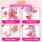 AuntyFey Baby Doll with Accessories Set, Baby Dolls Set for Toddler Girls 3-5 6-12, Baby Doll Playset, Baby Dolls for 5 Year Old