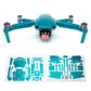 Wrapgrade Main Unit Skin Compatible With Dji Mavic Air 2 (Caribbean Blue)