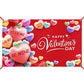 Extra Large Happy Valentines Day Backdrop Banner 73 x 43.3 Inch Conversation Heart Romantic Love Background Valentines Backdrops