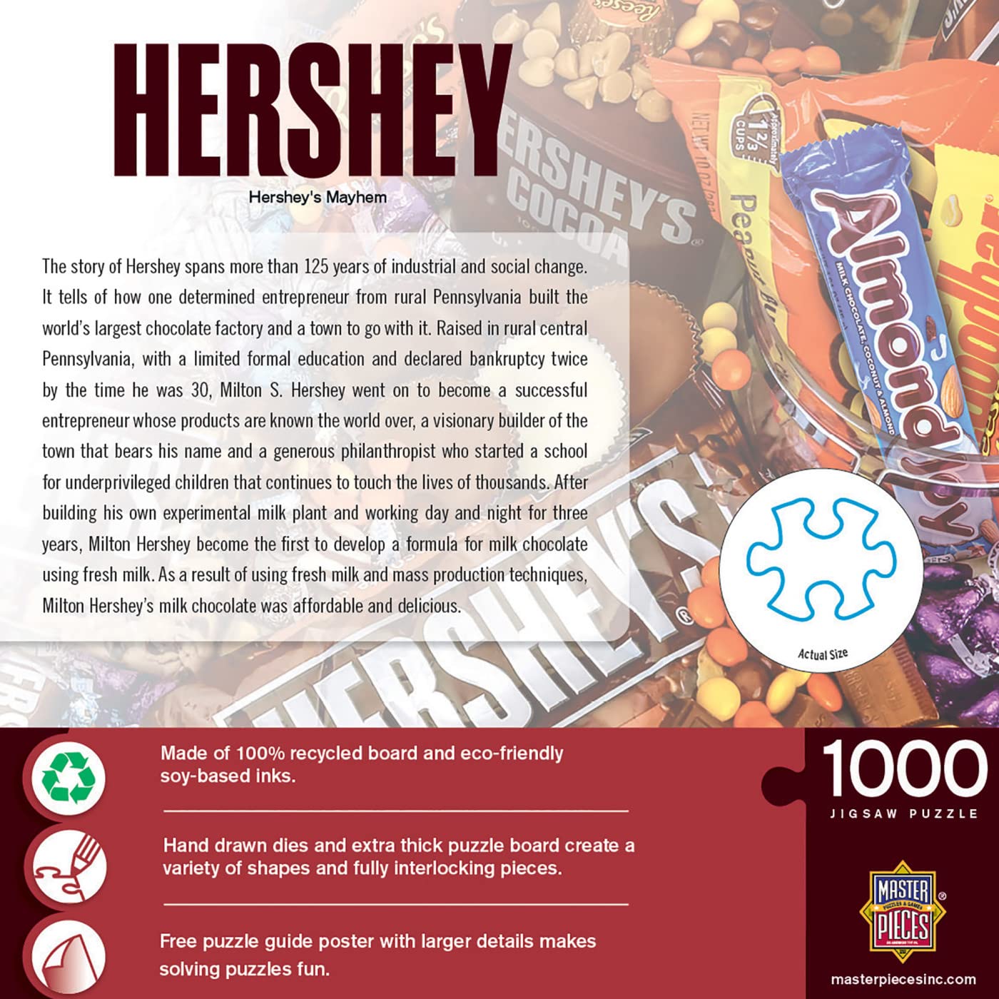 Masterpieces 1000 Piece Jigsaw Puzzle For Adults, Family, Or Youth - Hershey'S Mayhem - 19.25'X26.75'