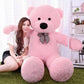 5 Feet Long Soft Teddy Bear Pink 152 Cm