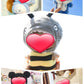 17Cm Doll Clothes For Doll, Outfits Costumes Compatible With Dolls Keychain Accessories (Black & Red Qiqi)
