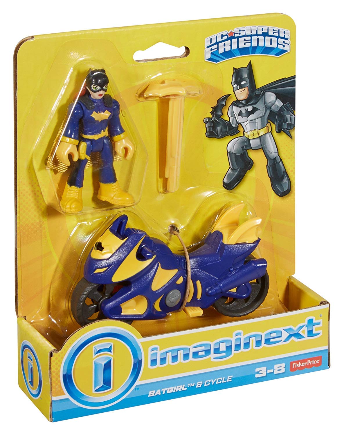 Fisher-Price Imaginext Dc Super Friends, Batgirl & Cycle