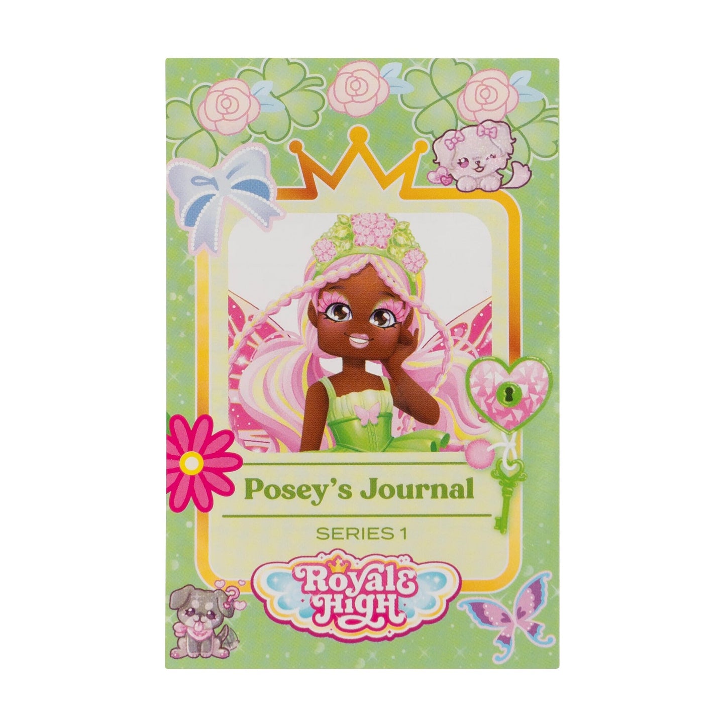 Royale High 9    Fashion Doll - Posey The Nature Fairy, Wave 1, Series 1 - Fairy Journal, Comb, And Virtual Item Code Included -