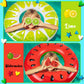 90Shine 2Pcs Fruit Pool Floats: Watermelon Lime Swimming Rings - Inflatable Tubes Floaties Toys For Kids Adults
