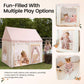 Tiny Land Kids Tent With Mat, Kids Play Tent For Toddlers, Pink Tent For Kids Indoor, Playhouse For Kids, Indoor Bed Toddler Ten