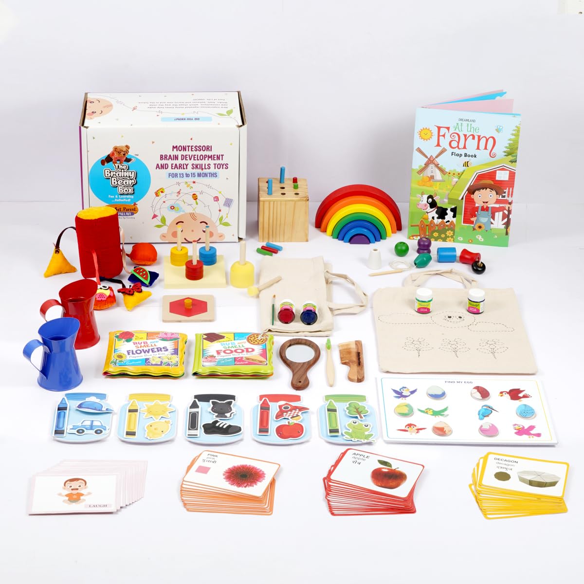 The Brainy Bear Store Montessori & Brain Development Toys (1315 Months) | Learning Toys | Educational Toys | Development Toys F