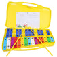 Excluzo 1 Set Metallophone Percussion Musical Toy With 25 Note Colorful Iron Plate Decor