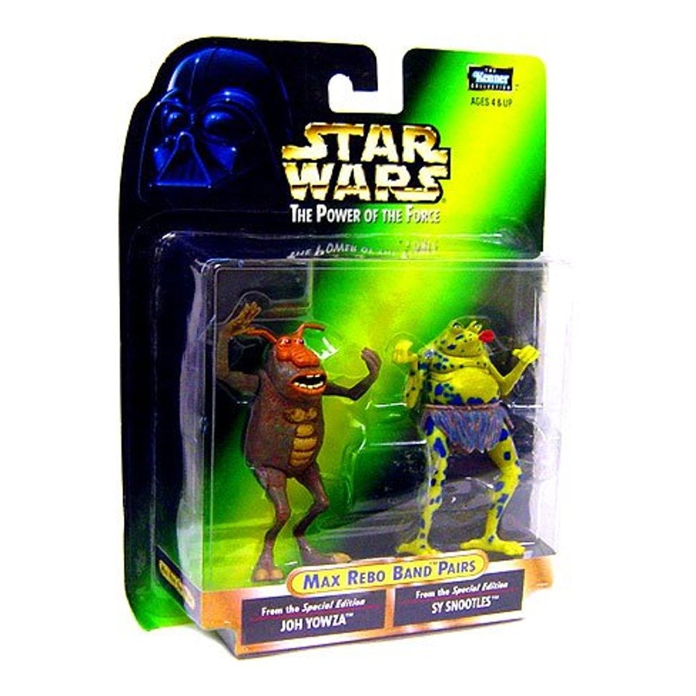 Star Wars Max Rebo Band Pairs Joh Yowza & Sy Snootles Action Figure By Kenner