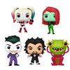Funko Pop! Harley Quinn Animated Series Set Of 5 - Harley Quinn, Poison Ivy, Frank The Plant, Doctor Psycho And The Joker