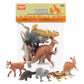 WILD REPUBLIC 5 pc Australian Animal Set - Kangaroo, Koala, Dingo, Platypus, Lizard, Standard-Size, Plastic