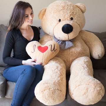 Yesbears Giant Teddy Bear Big 5 Foot Stuffed Animal Stuffed Bear Baby Shower Life Size Large Teddy For Girlfriend Wife Children 
