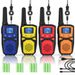 Woktok Adult Walkie Talkies Long Range Rechargeable Portable Two-Way Walkie Talkie, Camping Gear, Sos Sirens, Noaa Weather Alarm