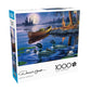 Buffalo Games - Darrel Bush - Loons By Moonlight - 1000 Piece Jigsaw Puzzle For Adults Challenging Puzzle Perfect For Game Nights - Finished Puzzle Size Is 26.75 X 19.75