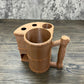Munnygrubbers - Mug Dice Tower - No Paint Odorless Insulated Cup Can Dice Tower - (Random 7Pcs D20 Dice Set Included) - Dice Jail - Dice Holder - Dungeons And Dragons - Dnd Gift - (Black)