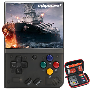 Miyoo Mini Plus,Handheld Retro Game Console With Storage Case,3.5'' Hd Display,Portable Open Source Game Console Supports Tons O