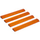Yellow Mountain Imports Mahjong Game Racks Set of 4 - 18-Inch Dark Pine Wooden with Built-in Pushers, Large Size