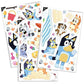 Colorforms Travel Set - Repositionable Pieces Stick Like Magic - Scenes And Pieces From The Show Bluey For Storytelling Imaginat