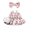 LYBHYQTII Doll Clothes for 17cm Dolls  enhanced Handmade Fashion Clothes 3 Piece Set Including a Bag  Clothes and Bow with High-End Dolls Accessories for Play & Display - Red (No Doll No Logo)