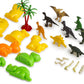 CoolSand Dino Discovery 3D Sandbox for Kids with 1 Pound Moldable Indoor Artificial Play Sand, Shaping Molds, Dinosaur Figures,