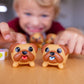 Blue Orange Tongues Out! Educational Puppy Fidget Game - 2-4 Players, Ages 4+, Orange, Plastic, Model 09046