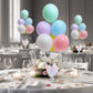 2 Set Pastel Birthday Decorations Rainbow Party Table Balloons Centerpiece Stand Kit For Girls Baby Shower Wedding Prom Graduation Table Decorations