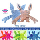 Bumpaloos (Mini Plush Toy - Soft & Cuddly Interactive Plush With Realistic Hugs - 4 Pack - 8'' Tall - Comforting Plushie With He