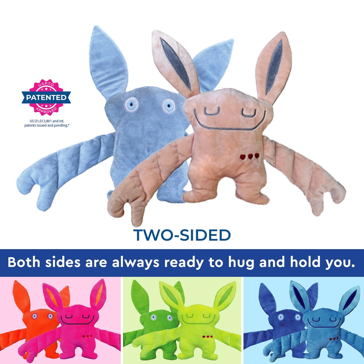 Bumpaloos (Mini Plush Toy - Soft & Cuddly Interactive Plush With Realistic Hugs - 4 Pack - 8'' Tall - Comforting Plushie With He