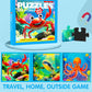 Magnetic Puzzles For Kids 4-6, Children Travel Puzzle Book Activity Toys Games For 3 4 5 6 Years Old Kids Boys Girls In Car Airp