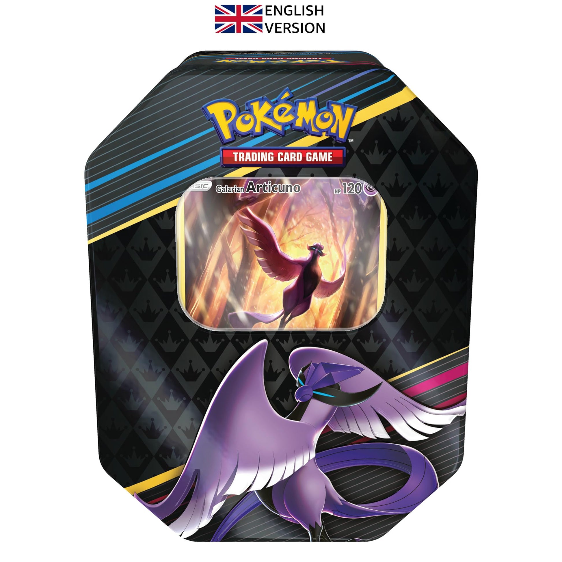 Pokémon Tcg: Crown Zenith Tin – Galarian Articuno (1 Foil Card & 5 Booster Packs)