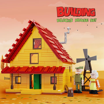Cowardly Dog House Building Set, Courage Dog House Building Blocks Kit, Creative Toy Girls And Boys Ages 6+ (613 Pieces)
