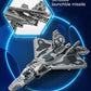 SEMKY F-22 Raptor Fighter Jet Building Block Set - 626 Pieces, Grey/Black, Plastic Model QS88011 for Kids and Adults