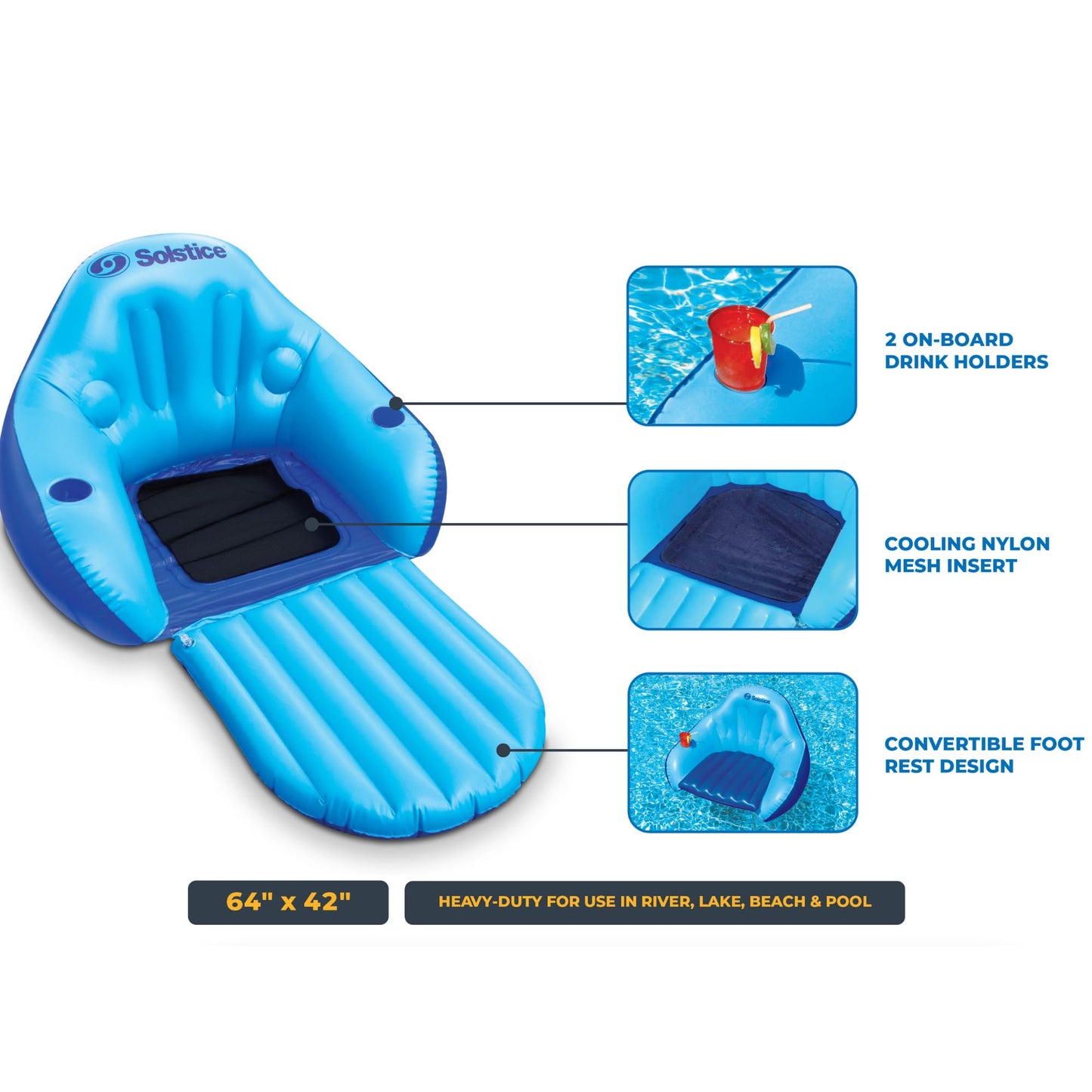 Swimline Solo Easy Chair Convertible