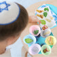 Jingmore 30 Sets Passover Seder Plate Craft Kits Include 30 Seder Paper Plates 300 Cupcake Trays 30 Food Cards 30 Seder Plate St
