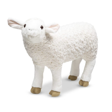 Melissa & Doug Giant Sheep - Lifelike Stuffed Animal (Nearly 2 Feet Tall)