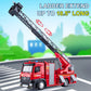 HAPYAD Fire Truck Toy Metal Cab, Fire Engine Truck with Lights and Siren Sounds, Working Water Pump and Ladder, Firetruck Toy fo