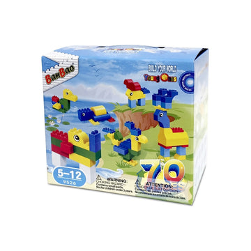BanBao Young Ones Block Building Kit (70 Piece), Assorted